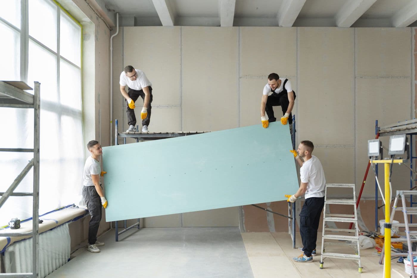 WE ARE AVAILABLE FOR CEILING & PARTITION WORKS.