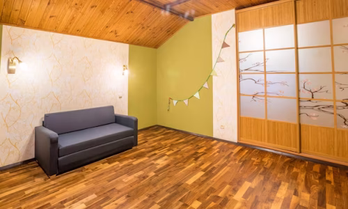 rooms with blue sofa built wardrobe wooden floor home 157927 9714